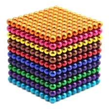 Conjunto De Bolas Magnéticas Multicoloridas De 3 Mm, 1000