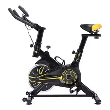 Bicicleta Ergométrica Pelegrin Pel-2311 Para Spinning Cor Preto E Amarelo