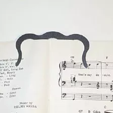 Clipe De Livro De Música E Suporte De Página De Livro Folha