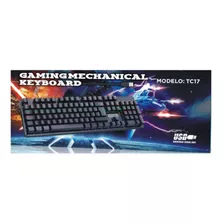 Teclado Gamer Metalico Mecanico Español Rgb 