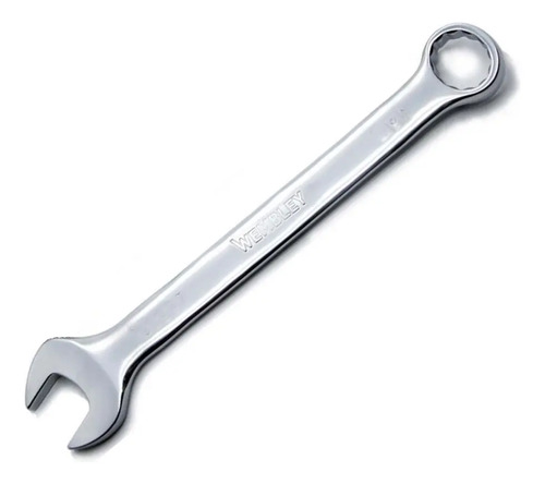 Llave Combinada 19 Mm Wembley Cromada Cromo Vanadio Cabezal Fijo Cromado