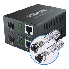 10gtek Convertidor De Medios Gigabit Ethernet, Convertidor M
