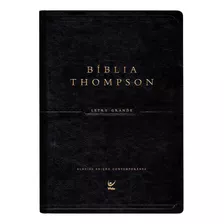 Bíblia Thompson, De Almeida Contemporânea. Editora Vida, Capa Mole Em Português, 2015 Cor Preto