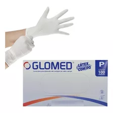 Luva Médica De Proteção Com Pó - Glomed 100uni