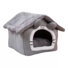 Cama Casa Iglu Felpa Suave Invierno Mascotas Gatos Perros M