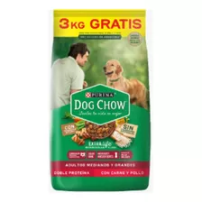 Alimento Dog Chow Adultos Mediano Y Grandes 21+3 Kg