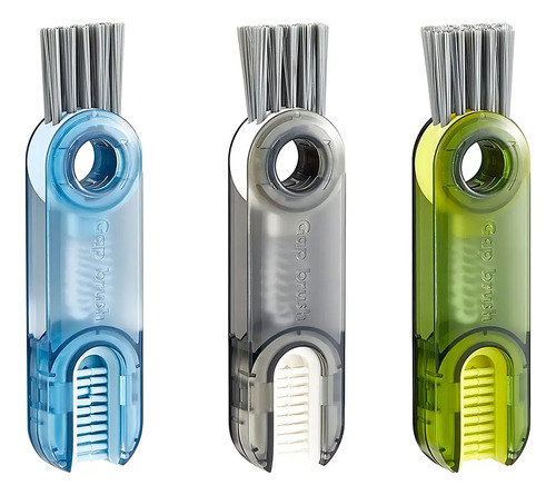 Escova Limpador 3 Em 1 Dobravel Bico Garrafa Mamadeira Copos