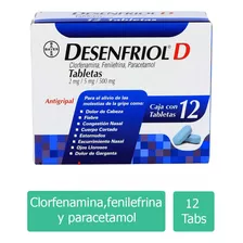 Desenfriol D 2 Mg /5 Mg /500 Mg Caja Con 12 Tabletas