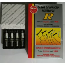 Kit De Cabos E Velas Fiat Novo Uno Evo Vivace 1.0/1.4 8v 