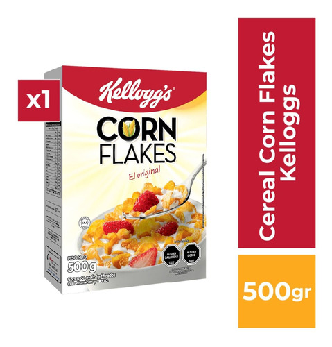 Cereal Corn Flakes Kellogg's Hojuelas De Maiz 500 G