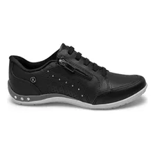 Tenis Feminino Kolosh Couro Calcefacil Feixo Lateral