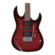 Guitarra Eléctrica Ibanez Grx70qa-trb Roja Sombreada