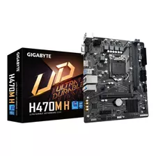 Placa-mãe Gigabyte H470m H Intel Lga1200 10ma E 11va Nvme Black