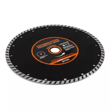 Disco Diamantado Turbo Corte Seco 230mm Hamilton Dt230 Color Negro