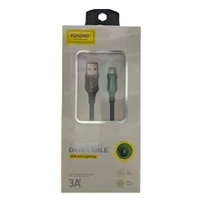 Cable Compatible iPhone Lightning Carga Rapida 3a