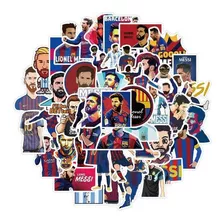 Set De Sticker 50 Unidades Lionel Messi Argentina Futbol