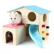 Casa De Dos Pisos Tobogan - Accesorios De Hamsters