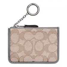 Billetera Coach Coach Box Program Signature Jacquard Mini Id