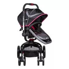 Coche Travel System Infanti I-giro Bright Black Color Rosa Chicle Color Del Chasis Negro