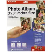 Álbum De Fotos Canon 3 X3 Tamaño De Bolsillo (0041b009)