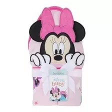 Toalla De Baño Bebe Capucha Disney (minnie Y Mickey)