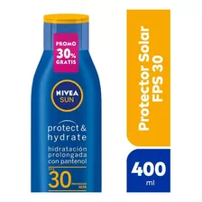 Protector Solar Nivea Sun Protect & Hydrate Fps 30 - 400ml