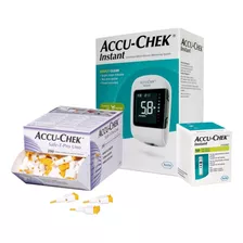 Pack Glucometro Accu Chek Instant+ 50 Tiras + 200 Lancetas