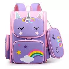  Mochila Unicornio Kawai - Niñas Escolar Moda Para Viajes