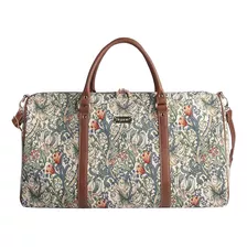 Bolso Viajero Signare Grande Con Estampado Floral