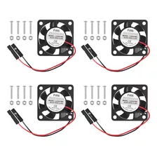 Para Ventilador Raspberry Pi, 4 Piezas Para Ventilador De Re