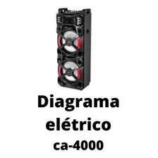 Diagrama Elétrico Da Caixas Lenoxx Ca-4000