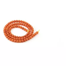 Aventurina Laranja Bola Esfera Lisa 4mm Teostone Colar 2531