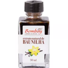 Extrato Natural De Baunilha Bombay 30ml