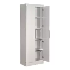 Despensero Mueble Cocina Máximo Con Puertas Melamina Blanco