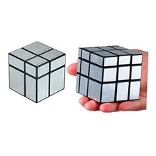 Cuberspeed Paquete 2x2 Espejo Negro Cuerpo Con Plata Nskgt