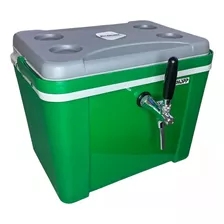 Chopeira Para 2 Barril 5l Heineken Caixa Termica Gelo Isopor