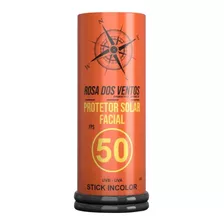 Protetor Solar Facial Stick Fps 50 Rosa Dos Ventos