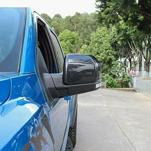 Cubre Espejos Fibra De Carbono F150 Lobo 2015 A 2020  Foto 6