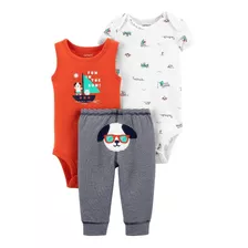 Trio Body Calça Bebê Carters Menino Importado Eua Original