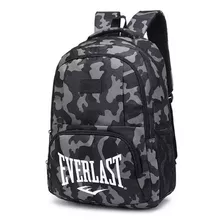 Mochila Masculina Escolar Everlast Army Camuflado Original