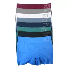 Cueca Boxer Zee Rucci Poliamida Sem Costura Kit Com 10 Peças