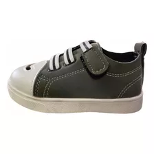 Zapatillas De Niños Con Elástico Velcro