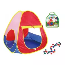 Toca Barraca Tenda Infantil Cabana Com 50 Bolas Bw064 Top