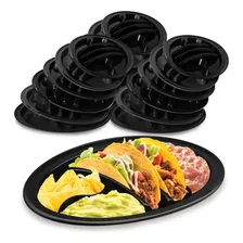 Roshtia 24 Soportes Para Tacos Fiesta Taco Plate A Granel Co