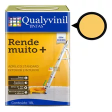 Tinta Para Parede Fosco Rende Muito Mais Qualyvinil - 18 Lt