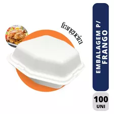 Embalagem De Isopor Térmica Para Frango Assado C/100