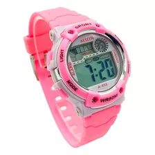 Reloj Pulsera Digital Deportivo Impermeable Pequeño Rosado