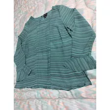Liz Claiborne Blusa Para Dama Talla Xl Color Verde