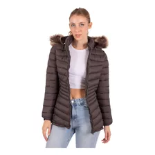 Parka Mujer Campera Corderito Importada Chelsea Capucha Piel