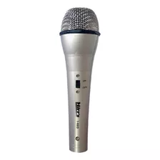 Microfono Mirr´s I603 Dinámico Cardioide Metalico Plateado